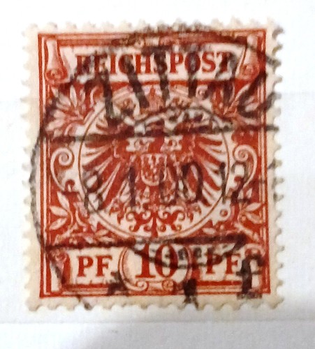Briefmarke reichspost - briefmarke,