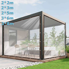 Wasserdichte Transparente Plane mit Ösen Schutzplane LKW Folie Klare Garten