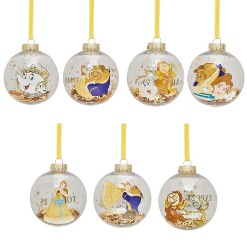Disney weihnachtskugeln beauty - weihnachtskugeln,