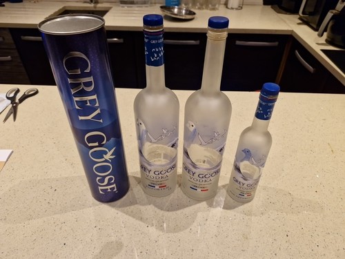 Grey goose vodka leerflaschen - grey,