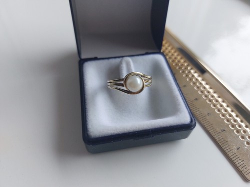 Ring perle 585er gelbgold - perle, 14
