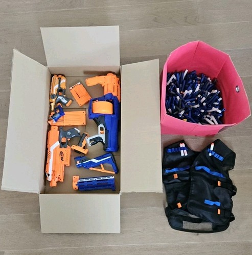 Nerf sammlung mit pfeilen - nerf,