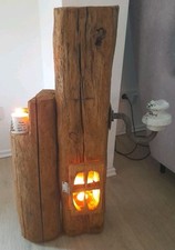 Alter Holzbalken Dekobalken Fachwerkbalken Stele Windlicht