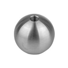 Edelstahl Kugel mit einseitigem Sacklochgewinde Ø 15 mm, 20 mm, 25 mm, 30 mm