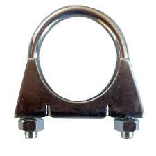 2x Auspuffschelle Bügelschelle Rohrschelle Auspuff Rohr M10 x 65 mm   25065w