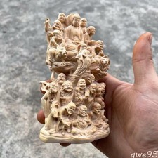 Boxwood Carving 18 Arhat