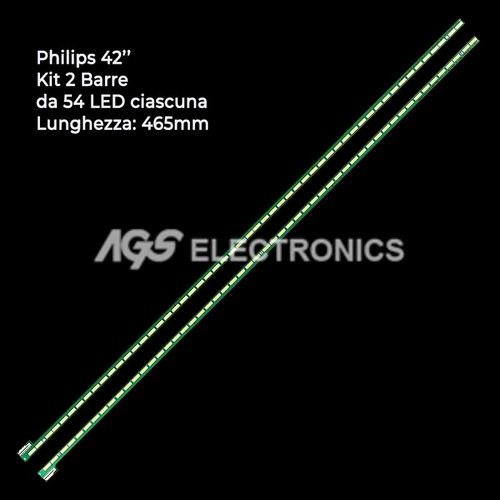 Kit barres bandes 54 led - de,