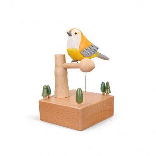 Holzspieluhr mit vogel - holzspieluhr,