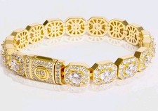 Unisex 10 mm Clustered Gold