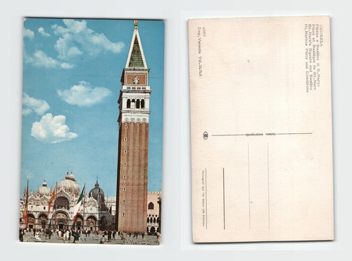 Markusplatz und basilika - ak,