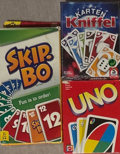 Kartenspiele konvolut - 3x,