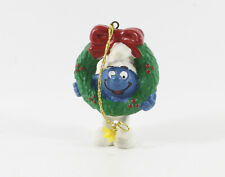 Schlumpf Schlümpfe === 5.1906 === Weihnachtsschlumpf mit Kranz dunkel Schleich