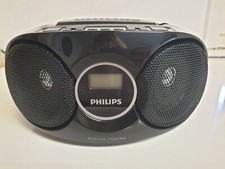 Philips Tragbare Anlage Ghettoblaster CD FM Soundmaschin schwarz