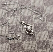 NEU 14K WEISSGOLD HALBER KARAT