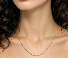 Reines Solid 18K Gelbgold