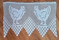 Häkelgardine ,Handarbeit,neu