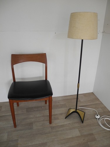 Mid century stehlampe messing - mid,