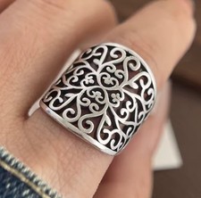 Edler Barock Ring - 925 SILBER