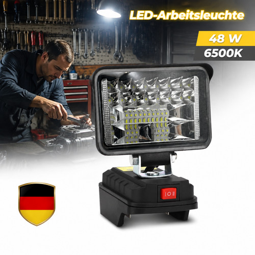 Schwarz led arbeitsleuchte 48w - schwarz, led-arbeitsleuchte