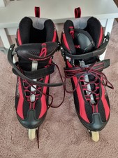 Inline-Skater von Hudora Größe 44,mit Schellapannverschluss und Stopper