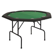 Mingone Pokertisch Faltbar Tischplatte mit Getränkehalter Pokertisch 8-Spieler