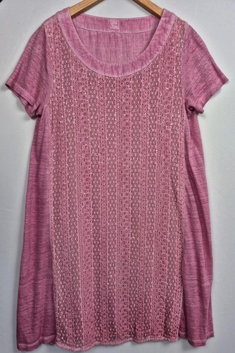 120 lino rosa lagenlook - lino,