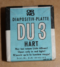 ORWO Diapositiv-Platte DU 3