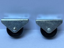 2er Set Möbelrollen / Möbelräder Gesamthöhe 33 mm