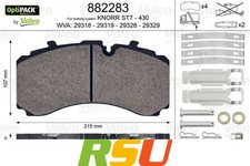 Bremsbelagsatz, Scheibenbremse