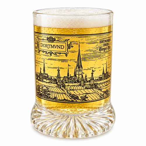 Union dortmund bierkrug glas - dortmund,