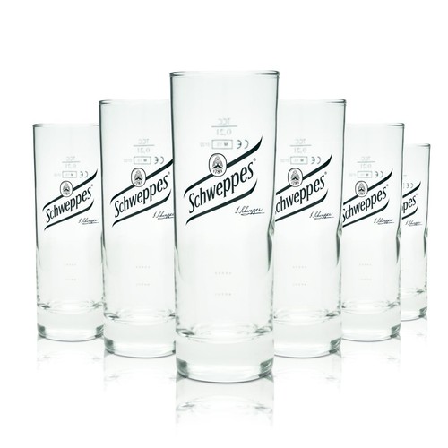 Schweppes glas 2l - glas, 0,2l