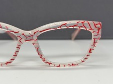 Alain mikli Brille rot eckig