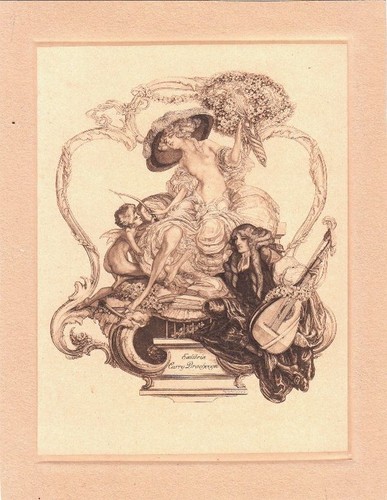 Exlibris bookplate - exlibris,