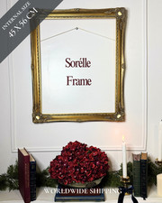 Gold verzierter Barock Sorélle Gold vergoldeter Rahmen groß - 55 x 66 cm