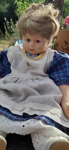 Alte stoffpuppe handarbeit - alte,