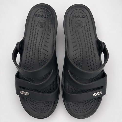 Crocs black slip - slip, on