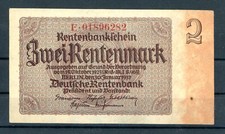 Rentenmark 2 Mark 1937  Ro