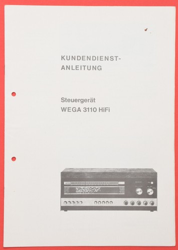 Wega 3110 hifi - wega,