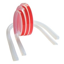 Silikon Schwallschutz selbstklebend  Weich Dichtung Glasdusche 5mm - 10mm