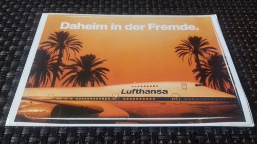 Aufkleber lufthansa daheim - lufthansa,