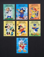 div. Briefmarken mit Walt