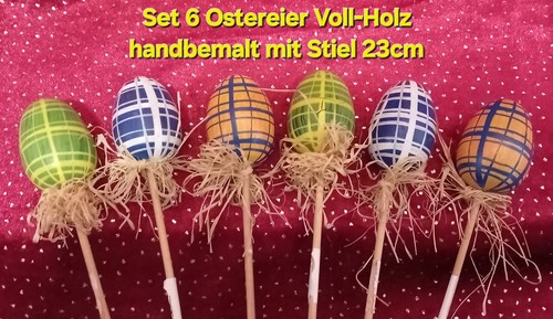 Set ostereier zum stecken 6 - ostereier, stecken,