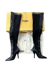 Fendi Overknees Stiefel Luxus High Heels