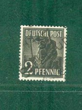 (pk)- SBZ - Bezirkshandstempel 2 Pfg.  37 Stralsund  gestempelt  BPP geprüft