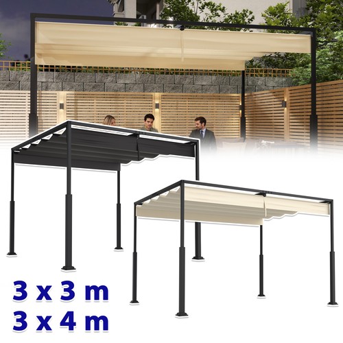 3x3m 3x4m pergola pavillon - 3x3m/3x4m,