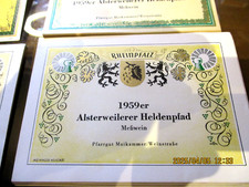 WEIN-ETIKETT / NEUWERTIG