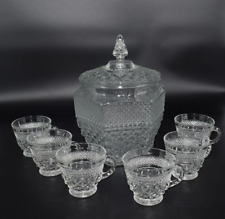 Bowleset - Bowletopf mir 6 Gläsern  Vintage