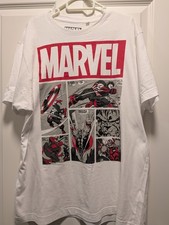 2 Marvel T-Shirts XL, Avengers Weiß, Ghostrider Schwarz