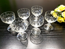 6 Likörschalen geschliffen