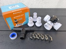 Steinbach Bypass Set Pool Adapter Solarheizung Sandfilteranlage 12 tlg. 32/38 mm